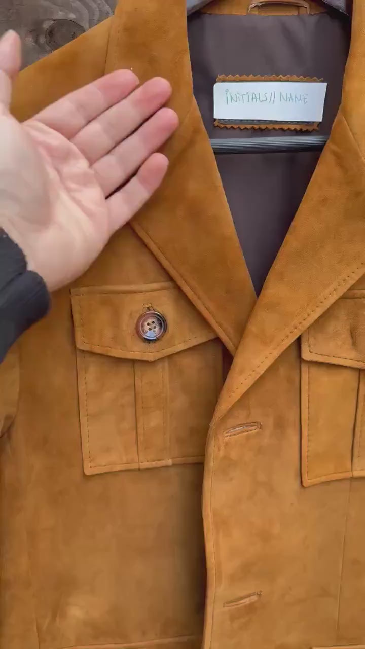 Bespoke | Suede Leather Jacket | Black, Brown, Green | Leather Jacket | Handmade Jacket | Tailored to Your Size | Made an order 99percenthandmade