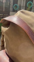 Limited | Daypack | Laptop Backpack | Travel Backpack | Hiking Backpack | Custom Backpack | Handmade | Leather | Waxed Canvas Backpack
