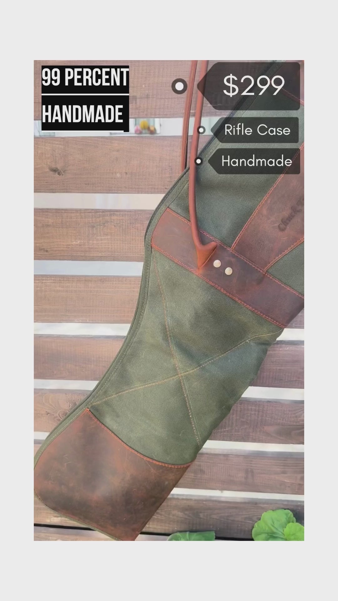 40 inch to 60 inch | Handmade | Green-Brown Colour | Shotgun Case | Rifle Case | Rifle Bag | Shotgun Bag | Rifle Bag |Wax Camvas | Hunting | Personalization Rifle - Shotgun bag 99percenthandmade