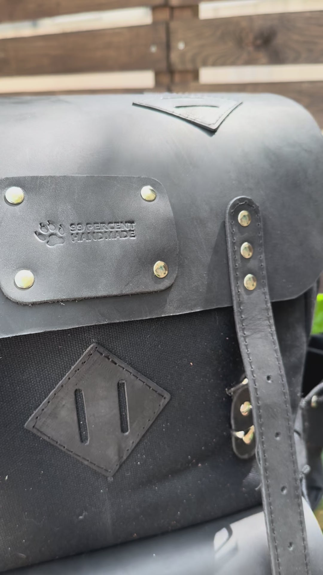 30L to 80L | Bushcraft Backpack | Leather and Waxed Canvas Backpack | Hiking Backpack | Extra large | Bushcraft | 99percenthandmade