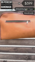Handmade | Brown - Tan | Leather Shotgun Case | Leather Rifle Case | Leather Shotgun Bag | Leather Rifle Bag | Gun case | Personalization 99percenthandmade