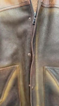 Bespoke Leather Coat With Fur Hood | Down Leather Jacket | Handmade Jacket | Tailored to Your Size | Made an order 99percenthandmade