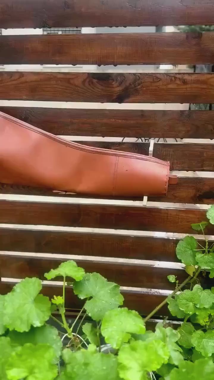 Handmade | Tan Leather Shotgun Case | Leather Rifle Case | Shotgun Bag | Rifle Bag | Hunting | Shotgun | Gun case | Personalization 99percenthandmade