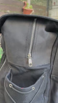 Premium | Laptop backpack | 2 Laptop Compartment with zipper. Handmade, Travel Backpack 99percenthandmade