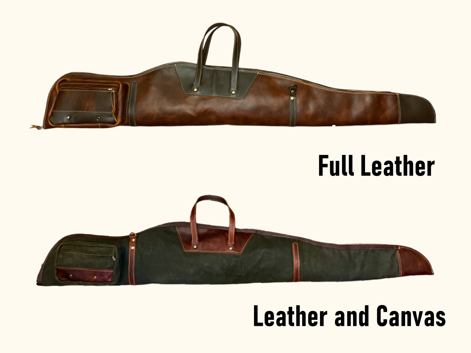 40 inch to 60 inch | Handmade | Leather Rifle Bag | Canvas Rifle Bag | Waxed Canvas  | Leather | Rifle Bag | Hunting | Rifle | Gun case  | Personalization  99percenthandmade   