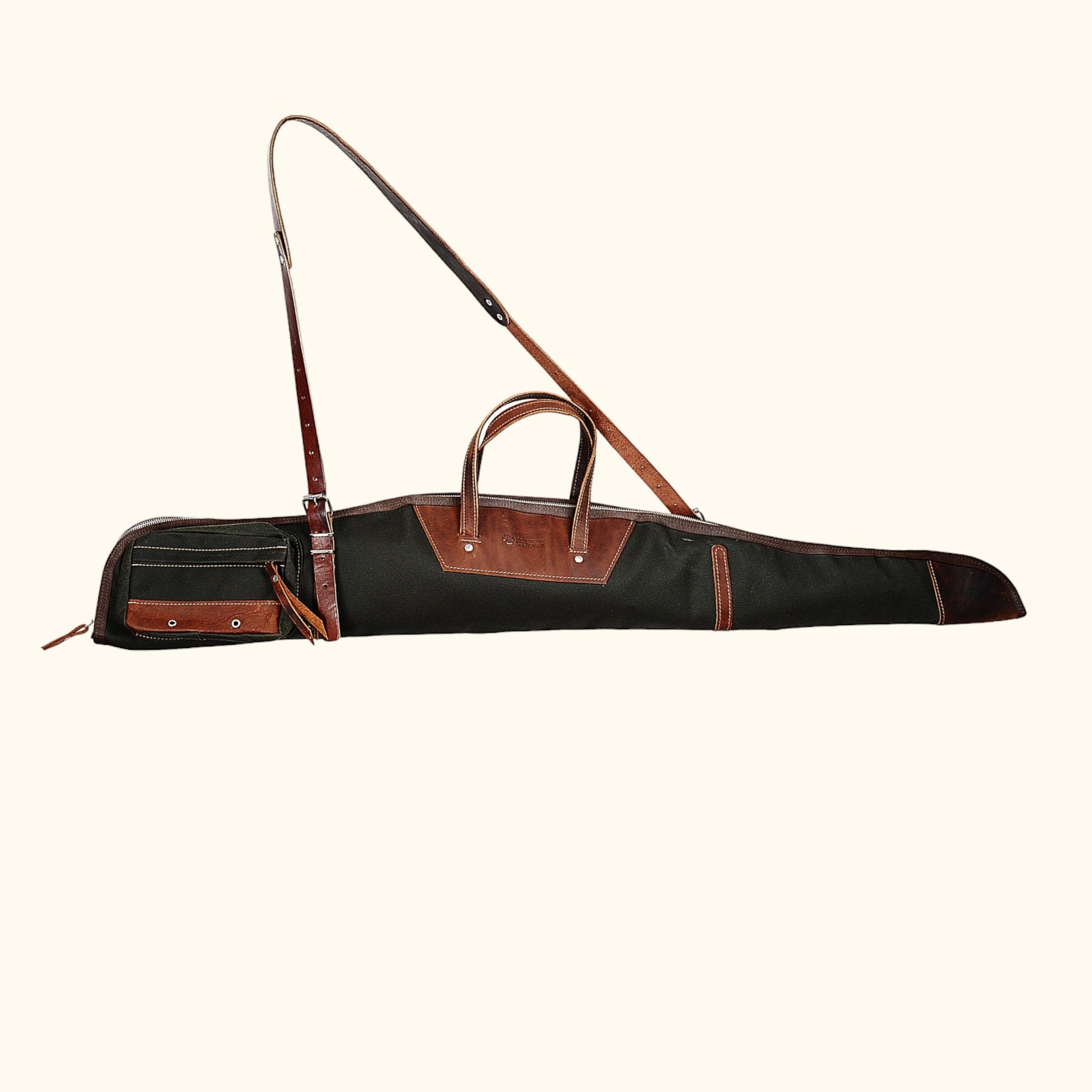 40 inch to 60 inch | Handmade | Leather Rifle Bag | Canvas Rifle Bag | Waxed Canvas  | Leather | Rifle Bag | Hunting | Rifle | Gun case  | Personalization  99percenthandmade   