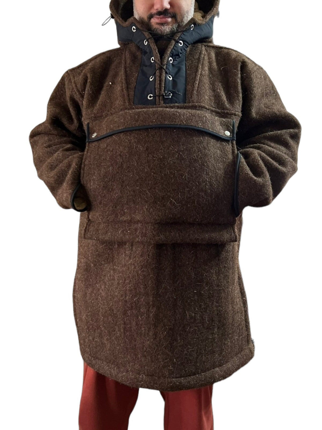 Anorak | Wool - Wax Canvas - Sheep Fetch | Custom Bespoke Anorak You can Redesign-Customize the item  99percenthandmade   