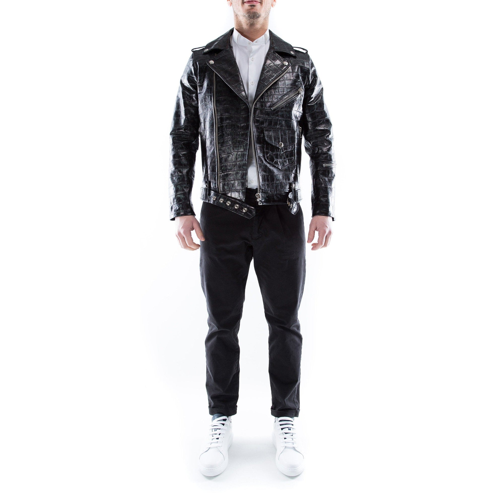 Black Lamskin Leather Jacket Slim Fit  |  Leather Jacket | Tailored to Your Size | Jacket 99percenthandmade   