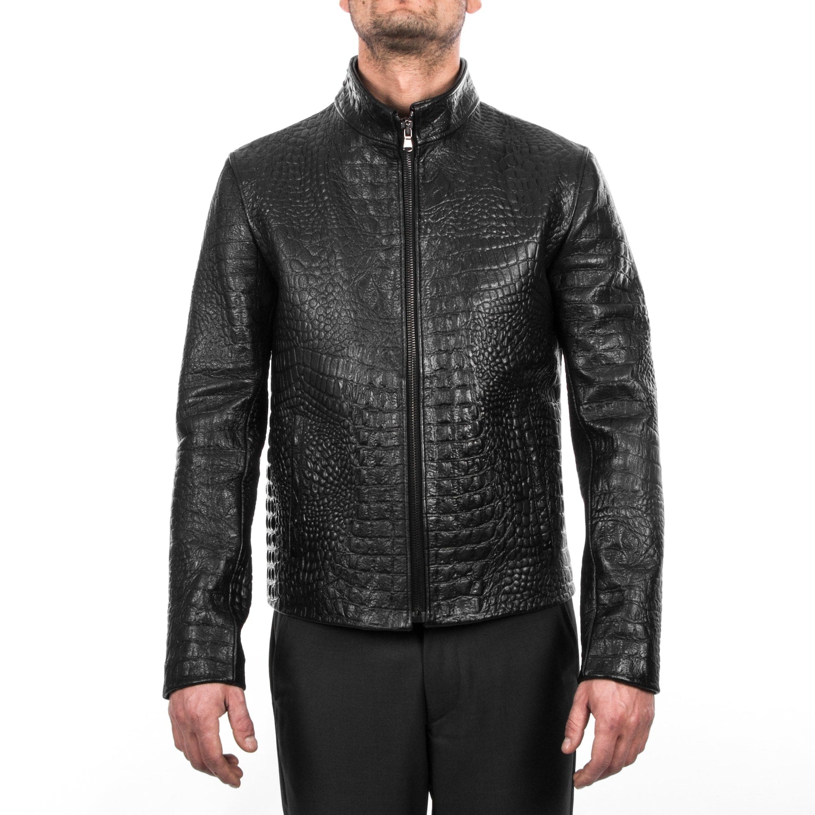 Black Lamskin Leather Jacket Slim Fit  |  Leather Jacket | Tailored to Your Size | Jacket 99percenthandmade   