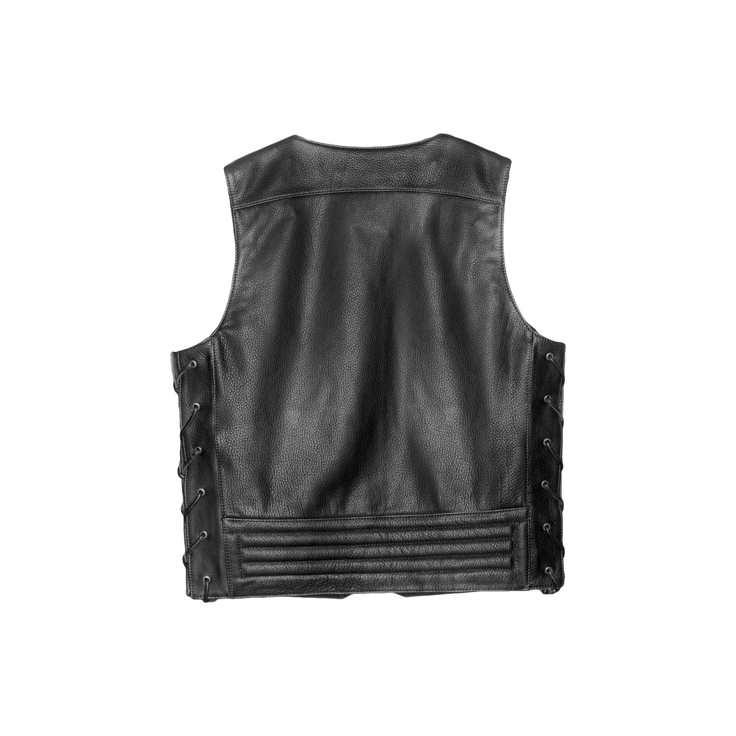 Black Vest | Leather Vest with Gun Pockets | Tailored to Your Size | Handmade | Leather Vest |  Cowhide skin | Gifts For Men  99percenthandmade   