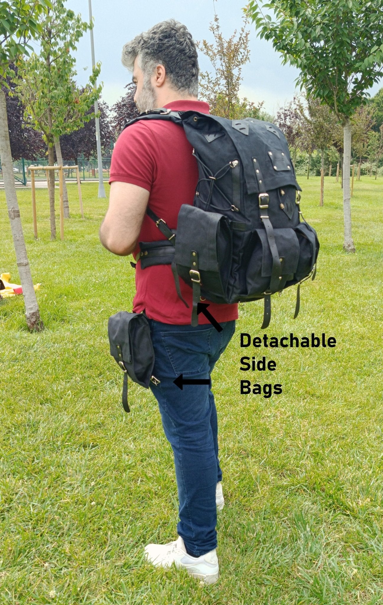 Backpack side pouches hotsell