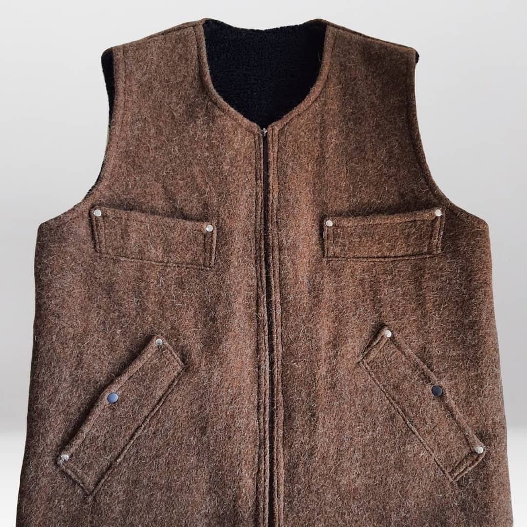 Bushcraft Brown Vest, You will be ready for adventure, Best Protection For Cold, Full Handmade  99percenthandmade   