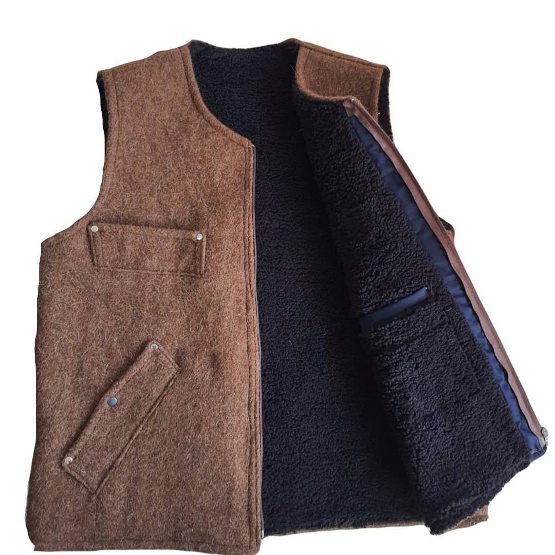 Bushcraft Brown Vest, You will be ready for adventure, Best Protection For Cold, Full Handmade  99percenthandmade   