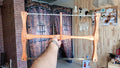 Bushcraft Handmade Bucksaw, Swedish Bow Saw,  Easy and safe to carry when folded.  99percenthandmade   