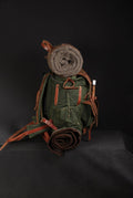 Bushcraft Handmade Leather and Canvas Backpack for Travel, Camping, Hiking, Hunting | 50 Liters | Birthday Gift | Gift For Him  | bushcraft - camping - hiking backpack 99percenthandmade   