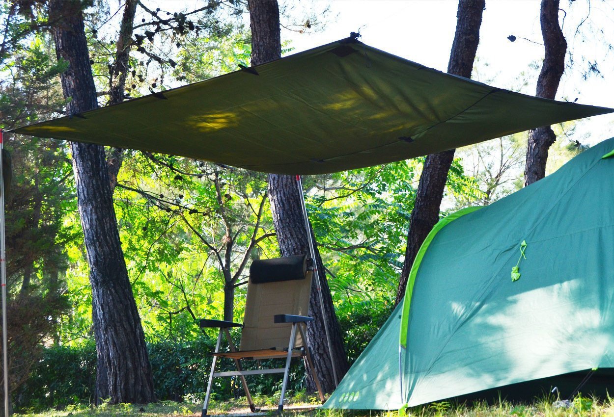 wool tarp Bushcraft Wool Blanket, Tarp , Ground Mat
