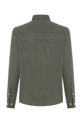 Classic Fit Linen Green Long Sleeve Shirt Shirt 99percenthandmade   
