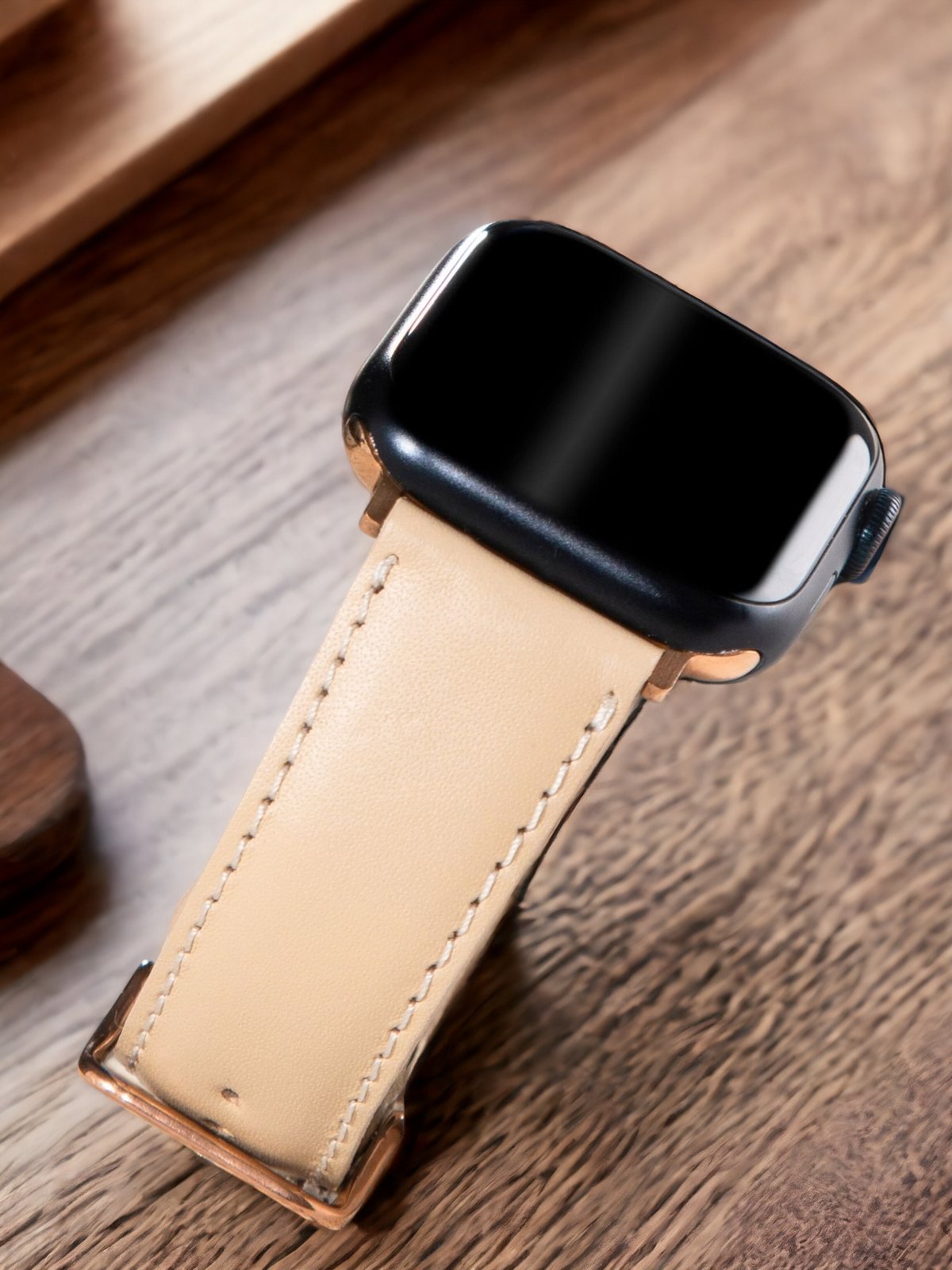 Cream Leather Apple Watch Extra Strap  99percenthandmade   