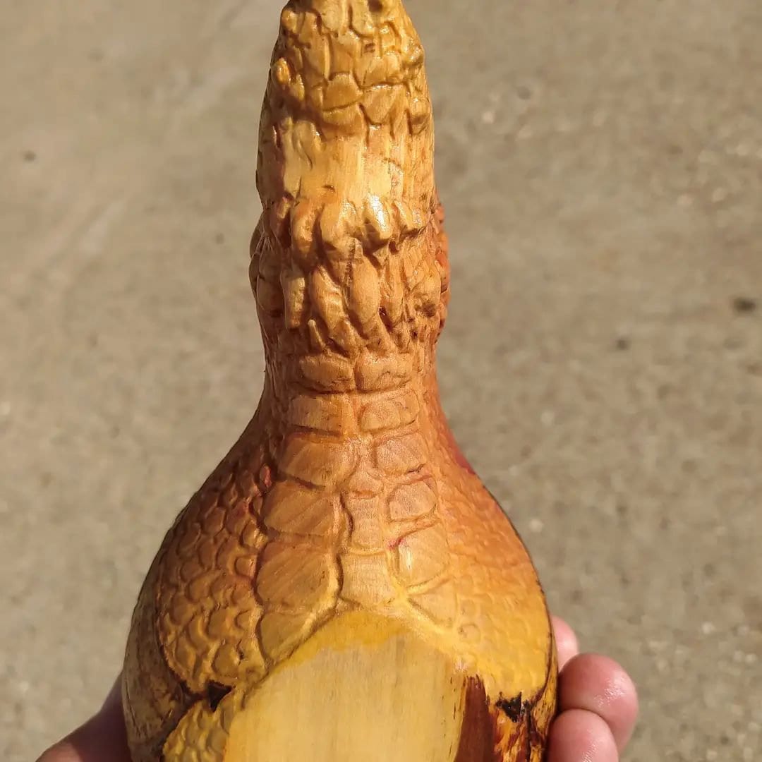 Dragon Kuksa, Bushcraft Handmade Kuksa, Wooden Mug Lion Claw model, Scandinavian Nordic Tea Cup,Light Brown Camping Travel Cup,  99percenthandmade   