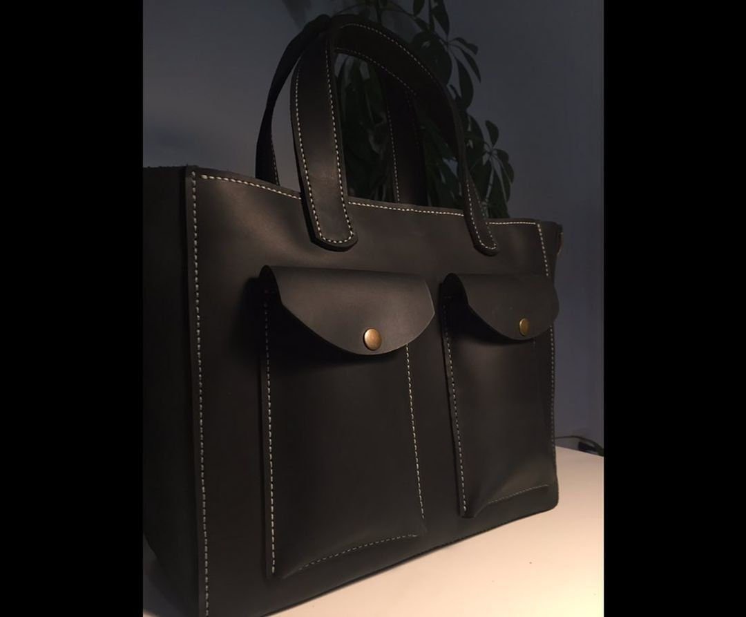 Exclusive itallian Leather handmade daily use tote bag for attractive woman by design artist  99percenthandmade   