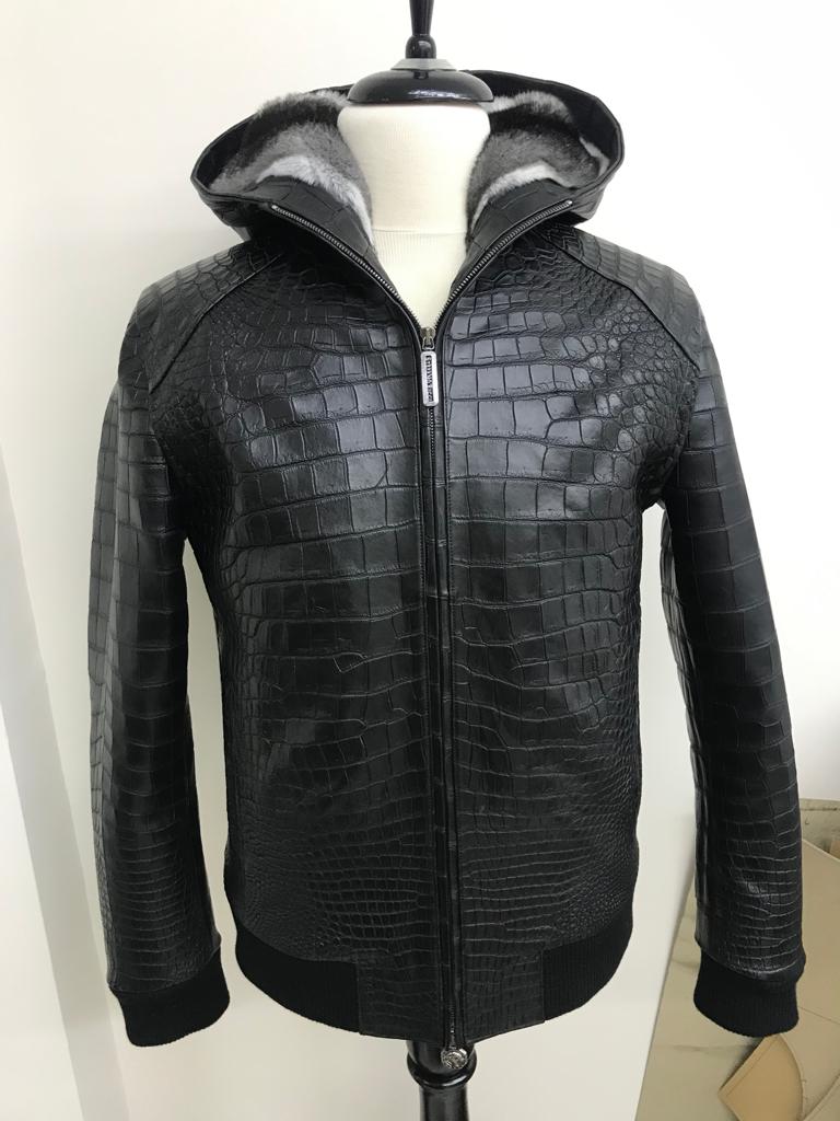 Exotic Leather | Real Crocodile Leather | Different Type Options |  Leather Jacket | Tailored to Your Size | Jacket 99percenthandmade   