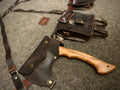 For Stephen - Bushcraft Belt Suspender Kit With Personalization, Load Carrying Bushcraft Belt,  Foraging Bag,  Axe Holder, Belt Bag  99percenthandmade   