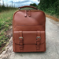 Full Leather Handmade Daypack, Brown,Tan,Black, Blue color, 20L - 30 L options. Laptop pocket premimum leather, Citypack, Daily use  99percenthandmade   