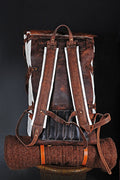 Fur Leather Backpack | Fur | Handmade Waxed Canvas Backpack for Travel, Camping, Bushcraft | 30,40,50 Litres option  99percenthandmade   
