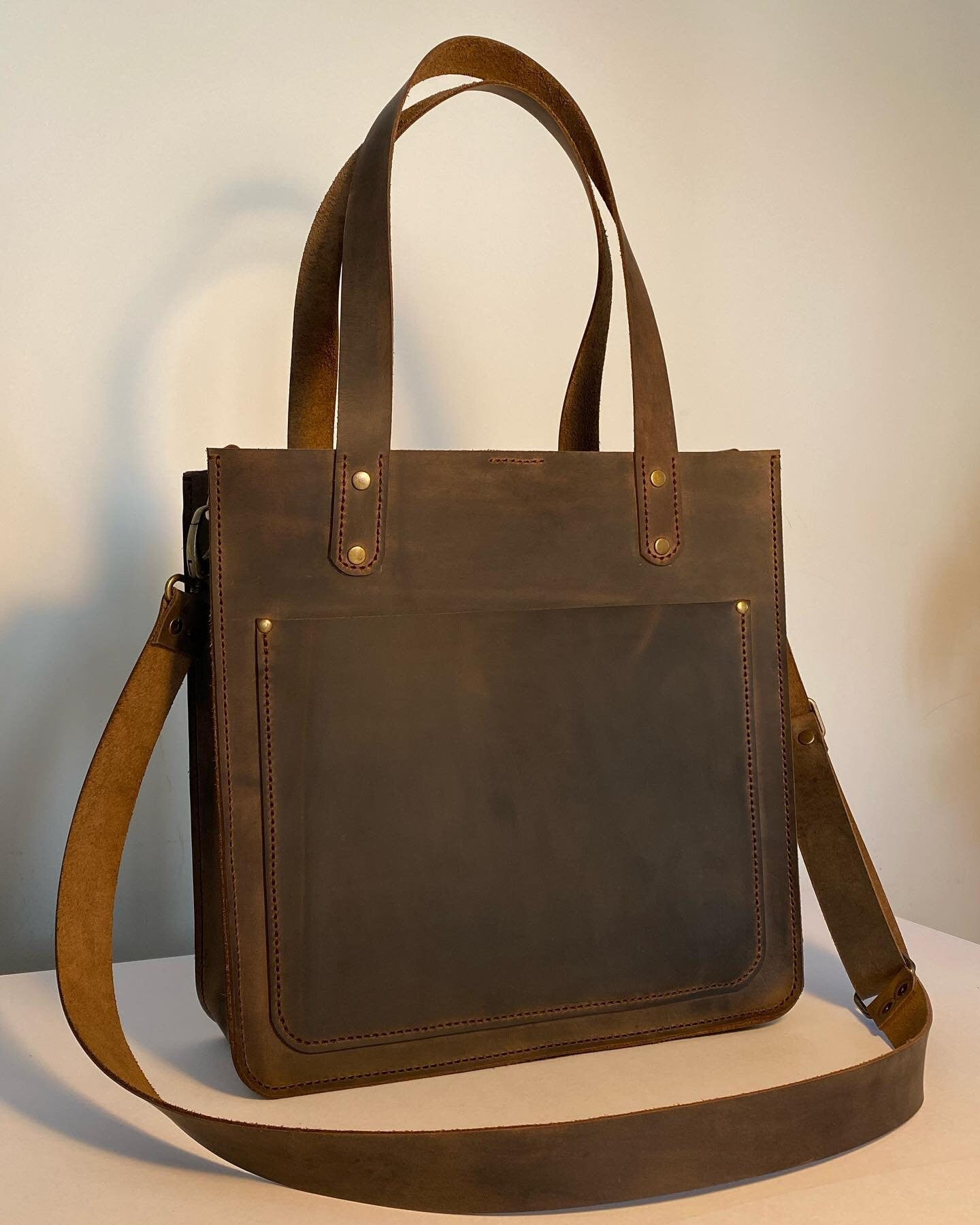 Genuine Leather Limited Handmade Bag Special Designer design with wallet on your name | For Special Discont PM Me  99percenthandmade   