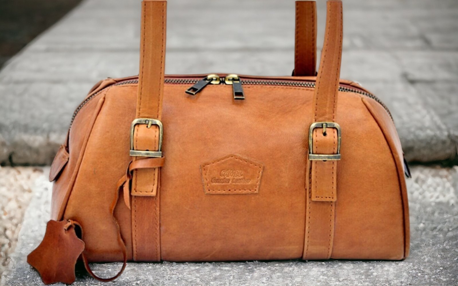 Genuine Leather Mini Shoulder Bag 7 Color  99percenthandmade Tan  