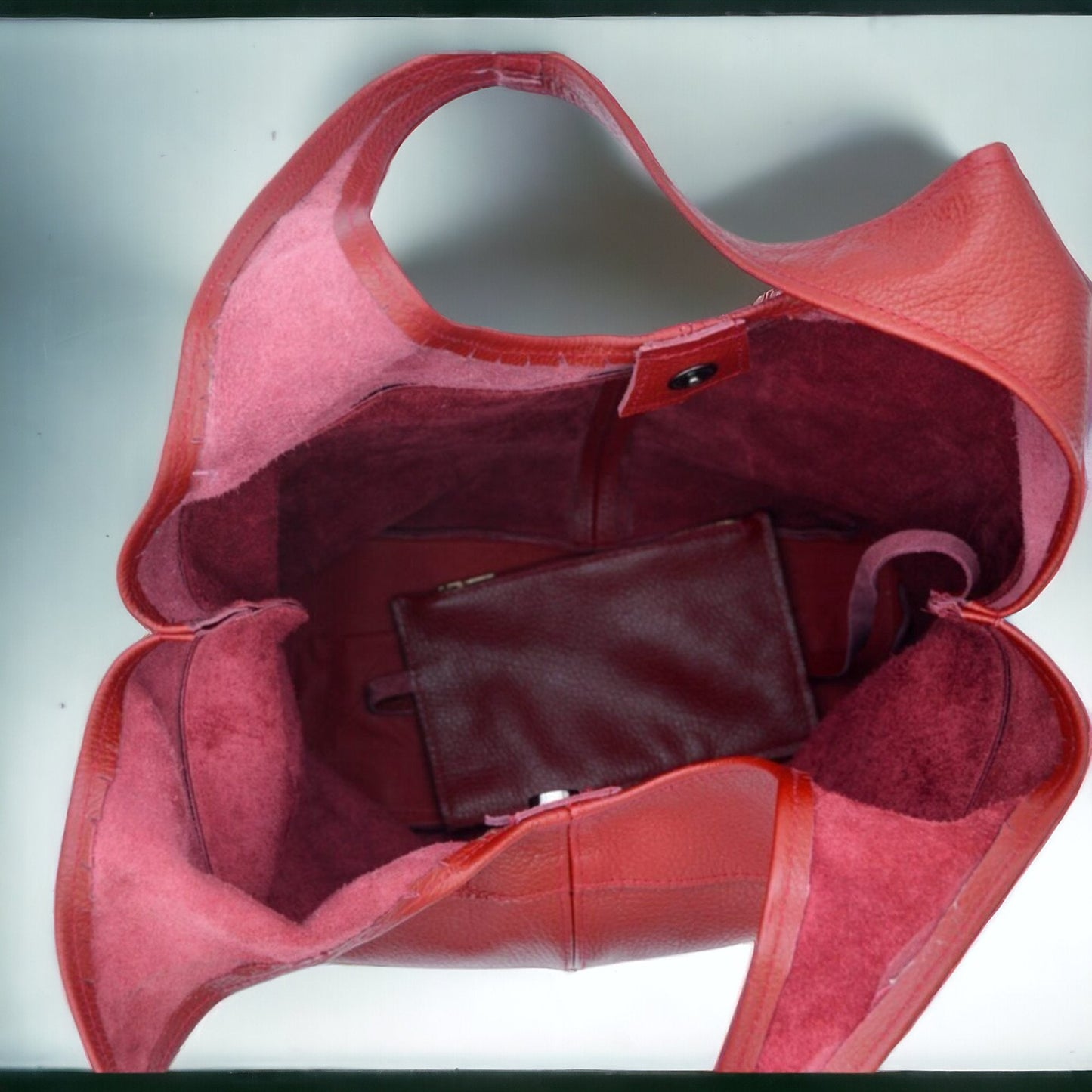 Genuine Leather Shoulder Bag - 9 Color Options  99percenthandmade   