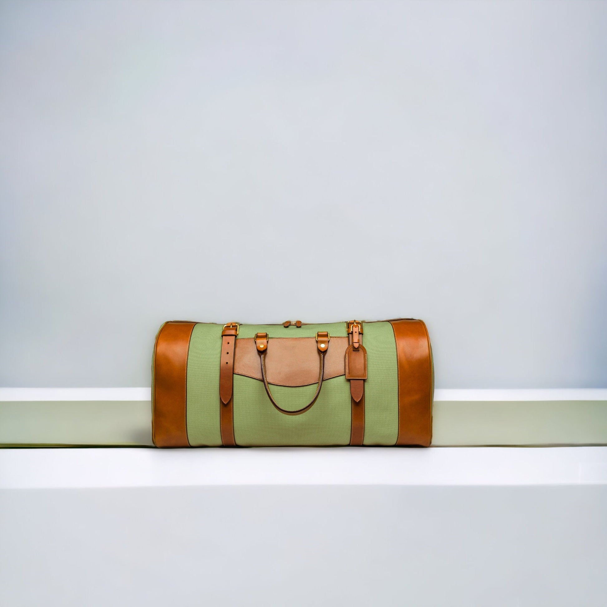 Green-Khaki-Cream, Weekender, Duffle bag, Monogrammed