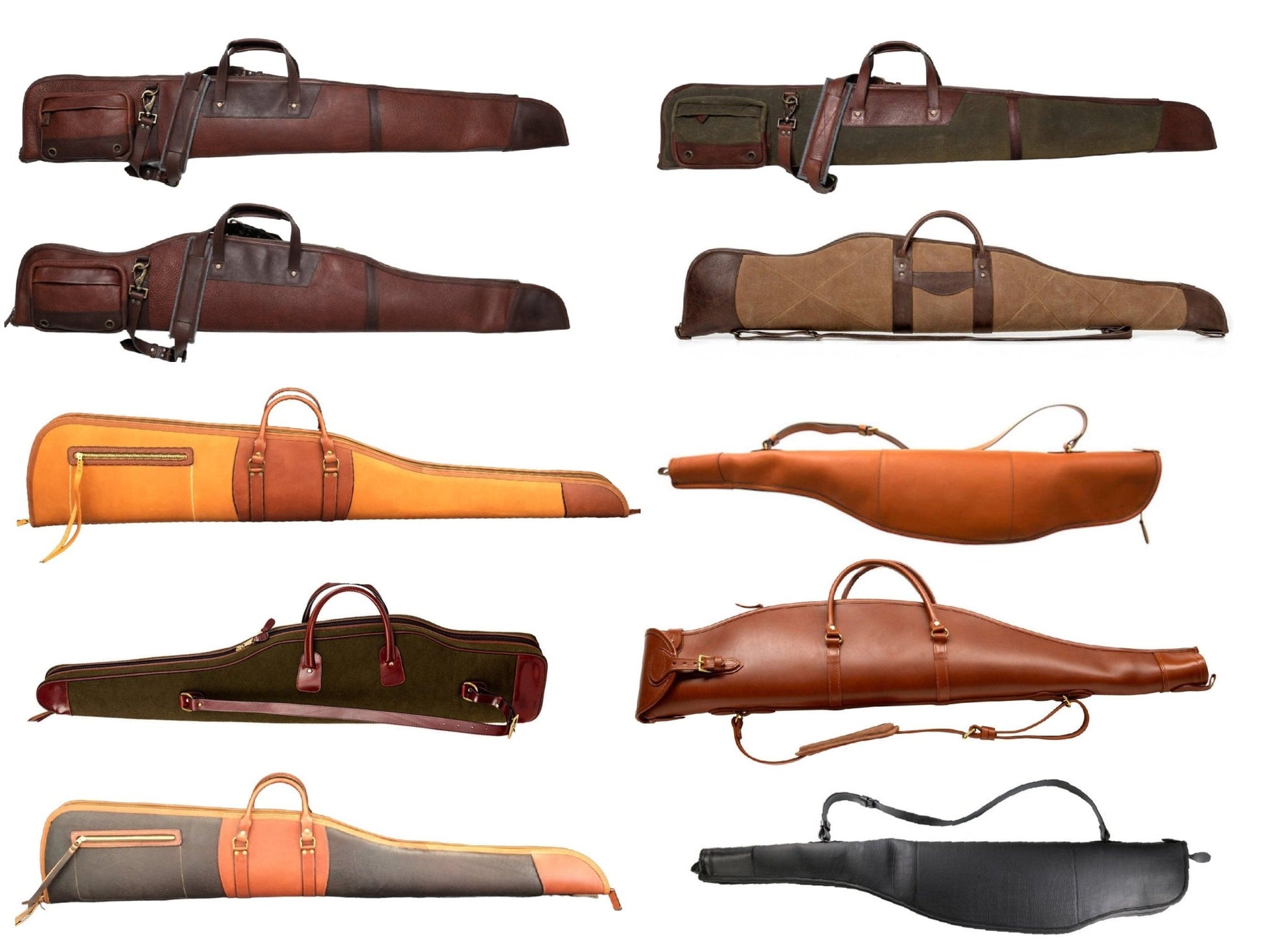 backpack rifle scabbard leather Handmade 9 Model