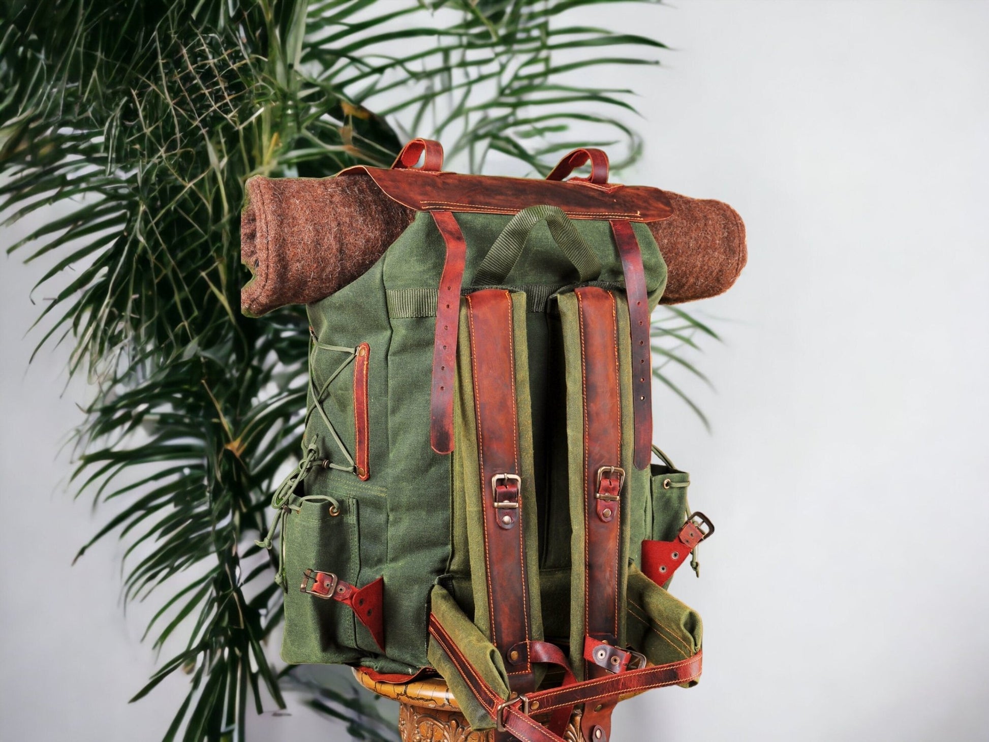 Handmade | Camping Backpack | Hiking Backpack | Bushcraft Backpack | Travel Backpack | Canvas Leather | Camping, Hiking, Bushcraft, Travel  99percenthandmade   