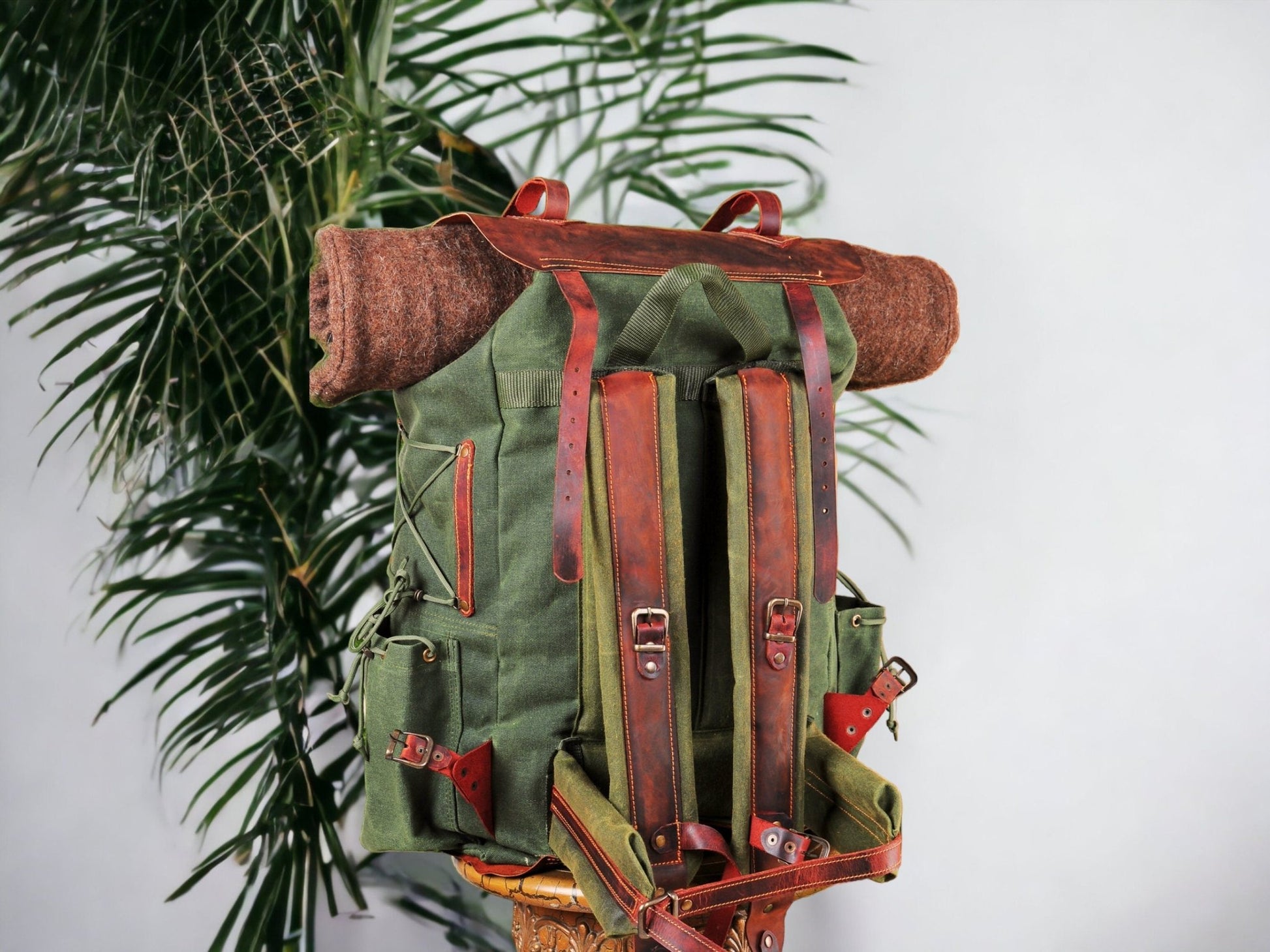 Handmade | Camping Backpack | Hiking Backpack | Bushcraft Backpack | Travel Backpack | Canvas Leather | Camping, Hiking, Bushcraft, Travel  99percenthandmade   