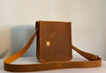 Handmade Grain Leather Crossbody Briefcase with 2 Colour, Messenger bag, Lawyer's Bag, Personalized Handbag, Work Bag , Gift For Him | 42 Cm  99percenthandmade   
