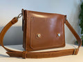 Handmade Grain Leather Crossbody Briefcase with 3 Colour, Messenger bag, Lawyer's Bag, Personalized Handbag, Work Bag , Gift For Him | 32 Cm  99percenthandmade   