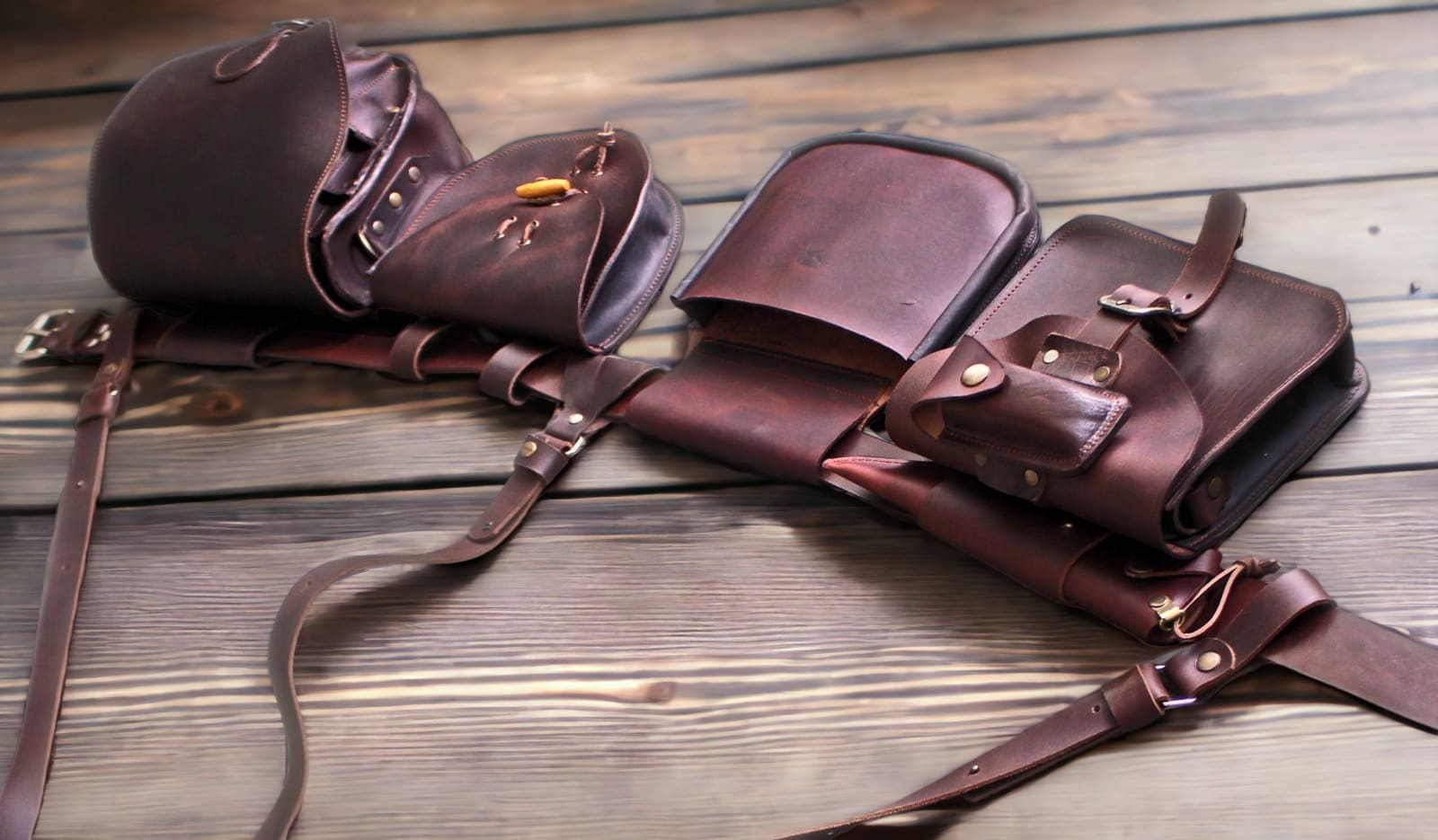 Handmade | Hunting Bag | Cartridge Bag | Suspenders Kit With Personalization | Panier Bag | Load Carrying Bag | Knife sheath  99percenthandmade   