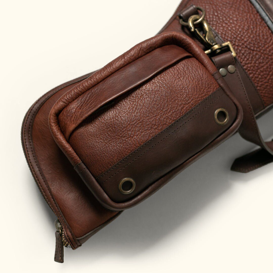 Handmade Leather and Canvas or Full Leather Rifle Shotgun Bag, 40 inch to 60 inch options  99percenthandmade   