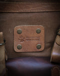 Handmade Leather Backpack | Brown | Waxed Canvas Backpack | Bushcraft Backpack | Travel, Camping, Hiking | Personalization for your request bushcraft - camping - hiking backpack 99percenthandmade   