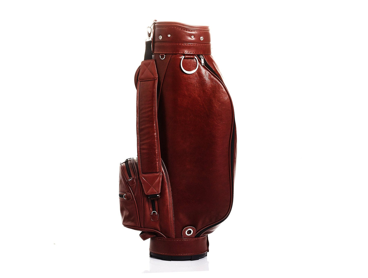 Handmade Leather Golf Bag Tailor Made Leather Golf Stand 