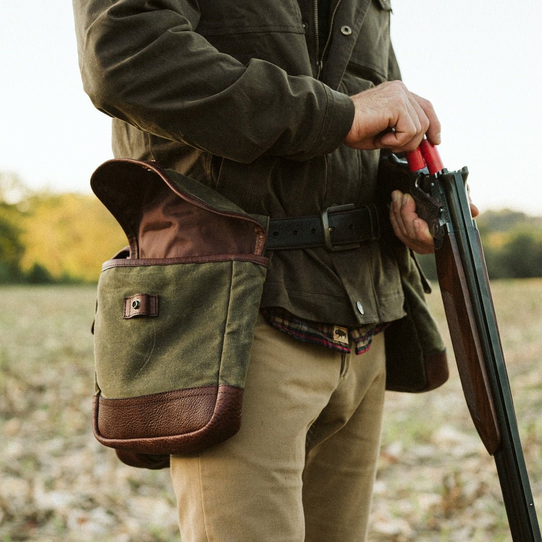 Handmade | Leather Shooting Bag | Canvas Shooting Bag | Waxed Canvas  | Leather | Rifle Bag | Hunting | Rifle | Gun case  | Personalization  99percenthandmade   