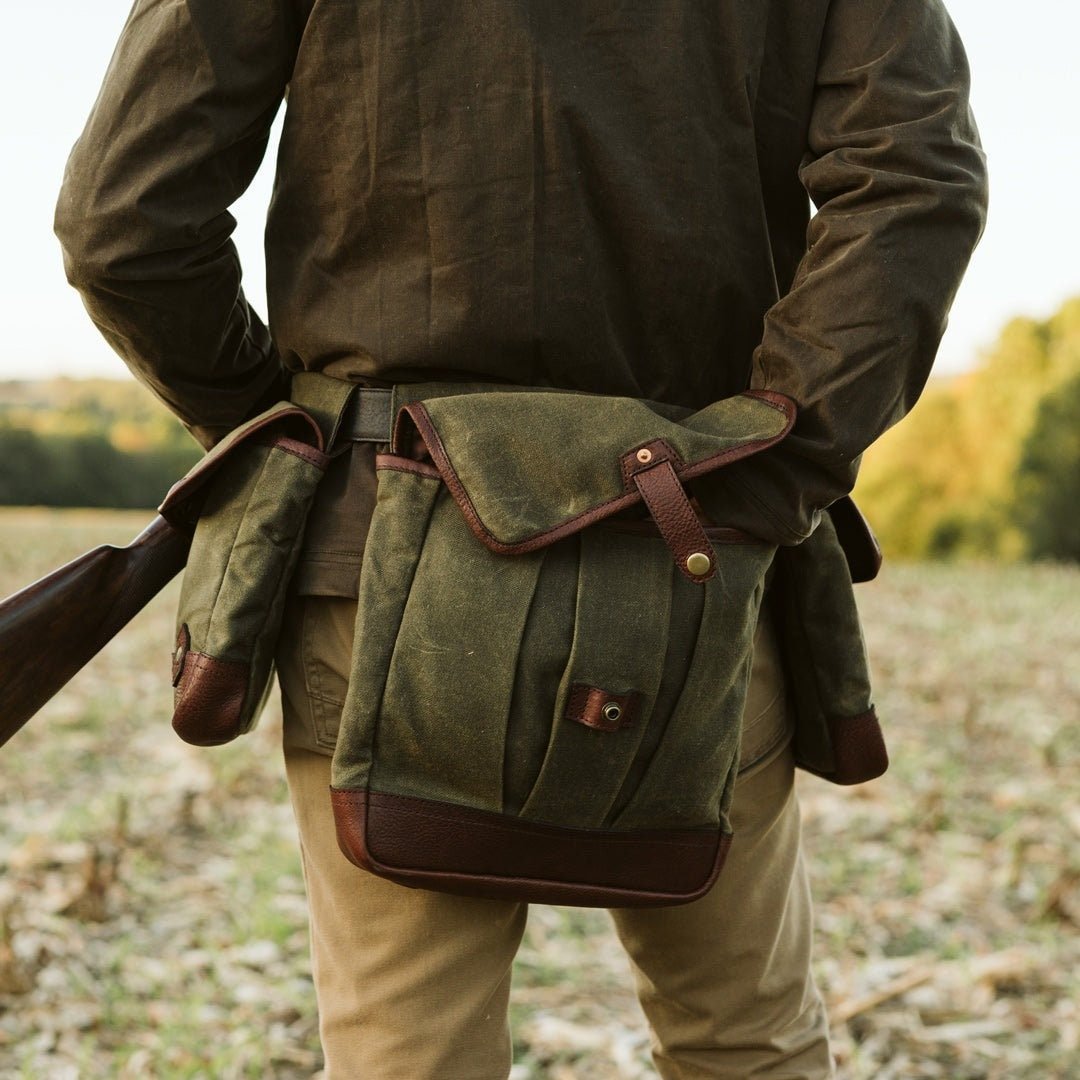 Handmade | Leather Shooting Bag | Canvas Shooting Bag | Waxed Canvas  | Leather | Rifle Bag | Hunting | Rifle | Gun case  | Personalization  99percenthandmade   