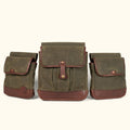 Handmade | Leather Shooting Bag | Canvas Shooting Bag | Waxed Canvas  | Leather | Rifle Bag | Hunting | Rifle | Gun case  | Personalization  99percenthandmade   