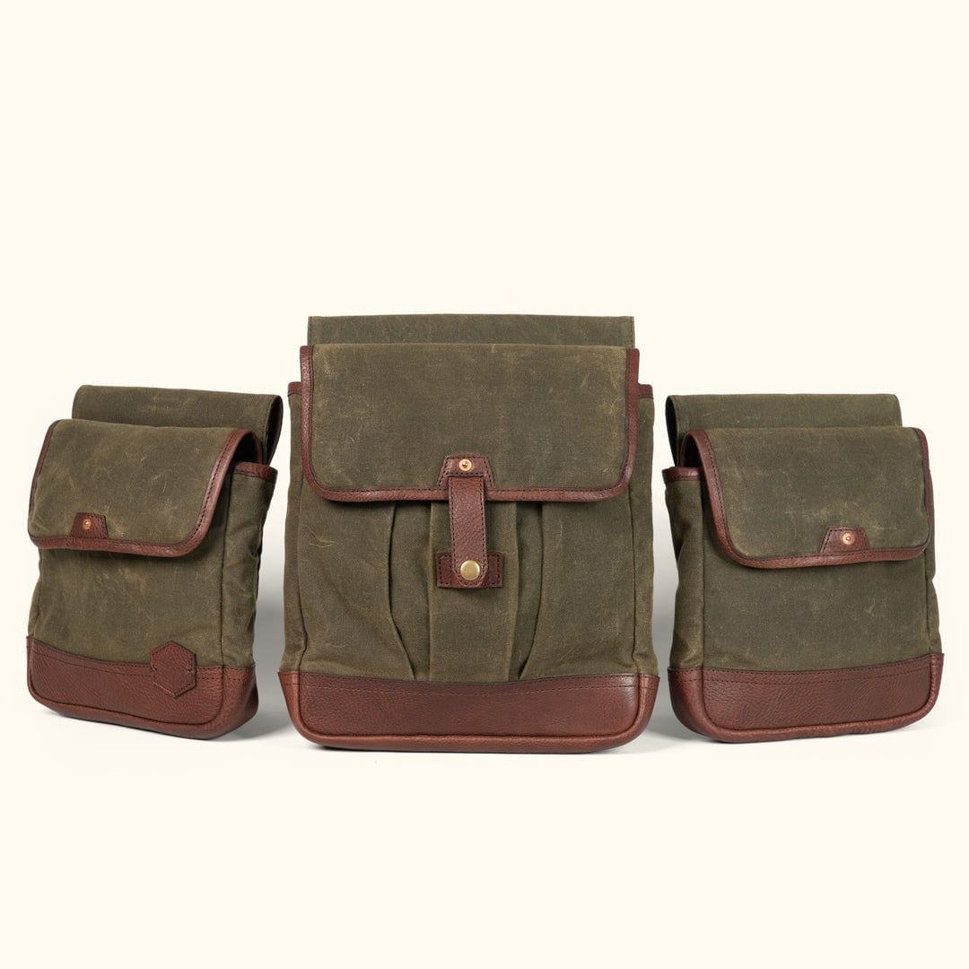 Handmade | Leather Shooting Bag | Canvas Shooting Bag | Waxed Canvas  | Leather | Rifle Bag | Hunting | Rifle | Gun case  | Personalization  99percenthandmade   