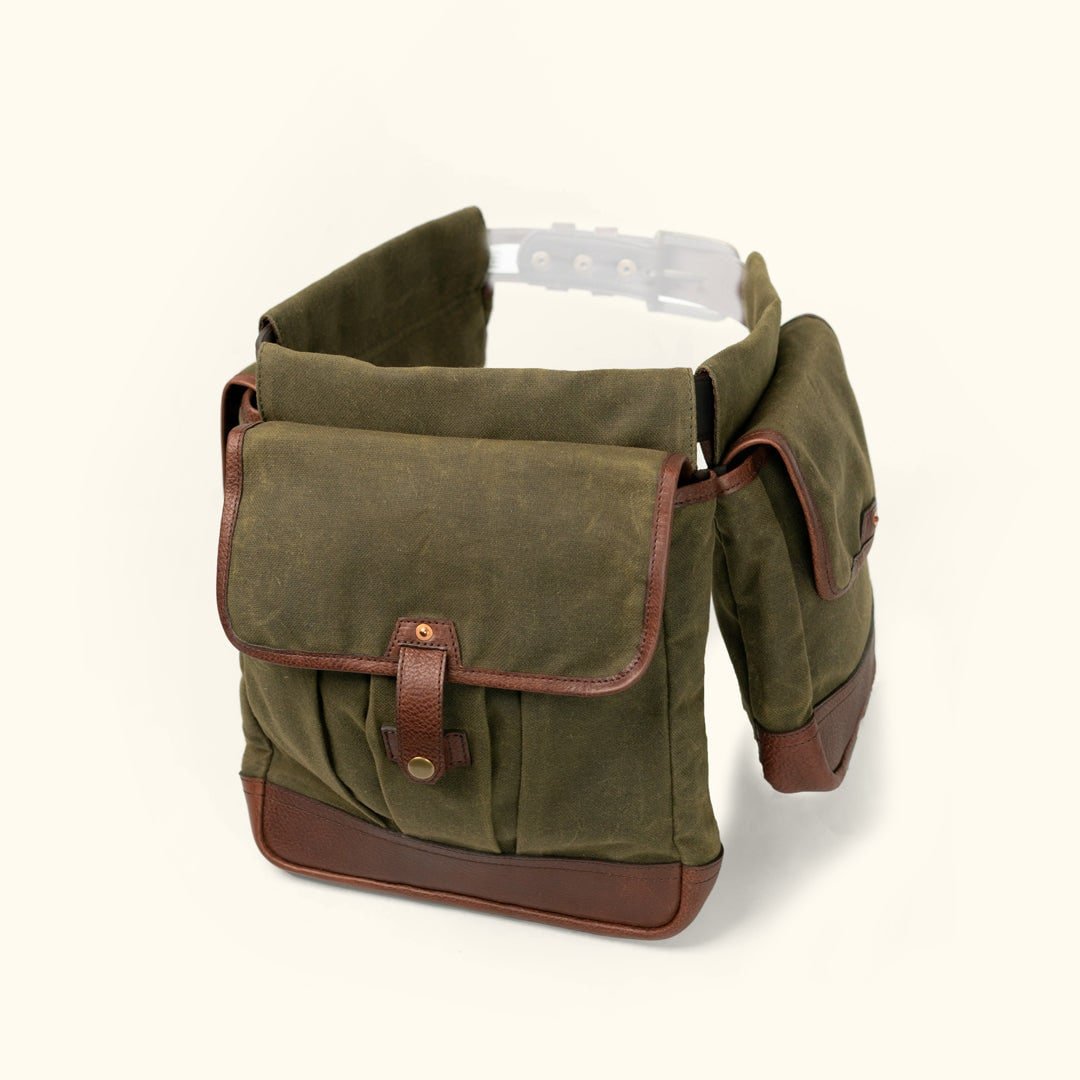 Handmade | Leather Shooting Bag | Canvas Shooting Bag | Waxed Canvas  | Leather | Rifle Bag | Hunting | Rifle | Gun case  | Personalization  99percenthandmade   