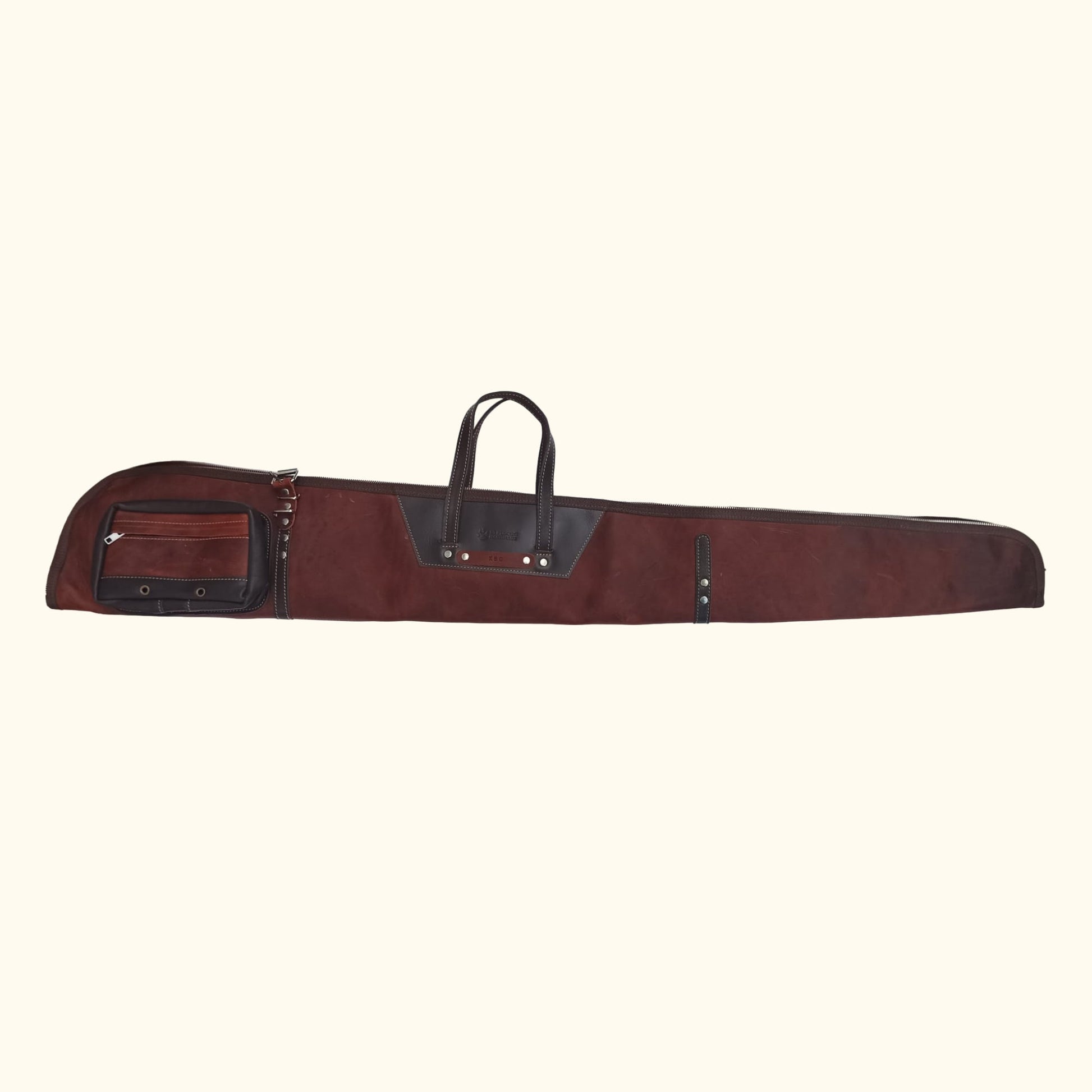 Handmade | Leather Shotgun Bag | Canvas Shotgun Bag | Waxed Canvas  | Leather | Shotgun Bag | Hunting | Shotgun | Gun case | Personalization bushcraft - camping - hiking backpack 99percenthandmade   