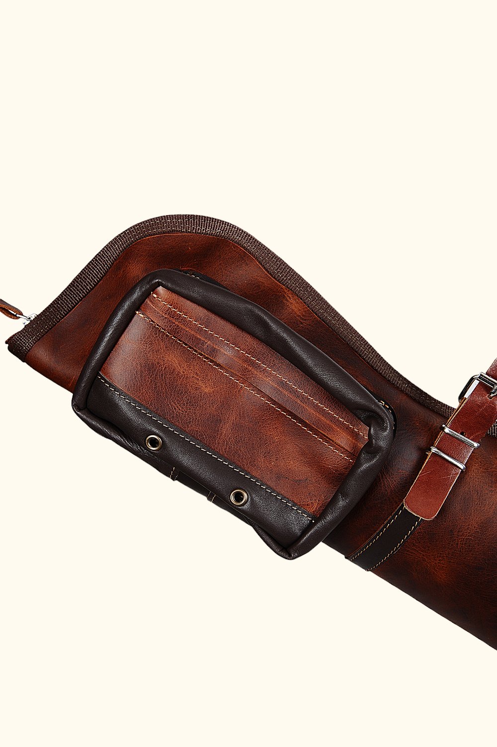 Handmade | Leather Shotgun Bag | Canvas Shotgun Bag | Waxed Canvas  | Leather | Shotgun Bag | Hunting | Shotgun | Gun case | Personalization bushcraft - camping - hiking backpack 99percenthandmade   