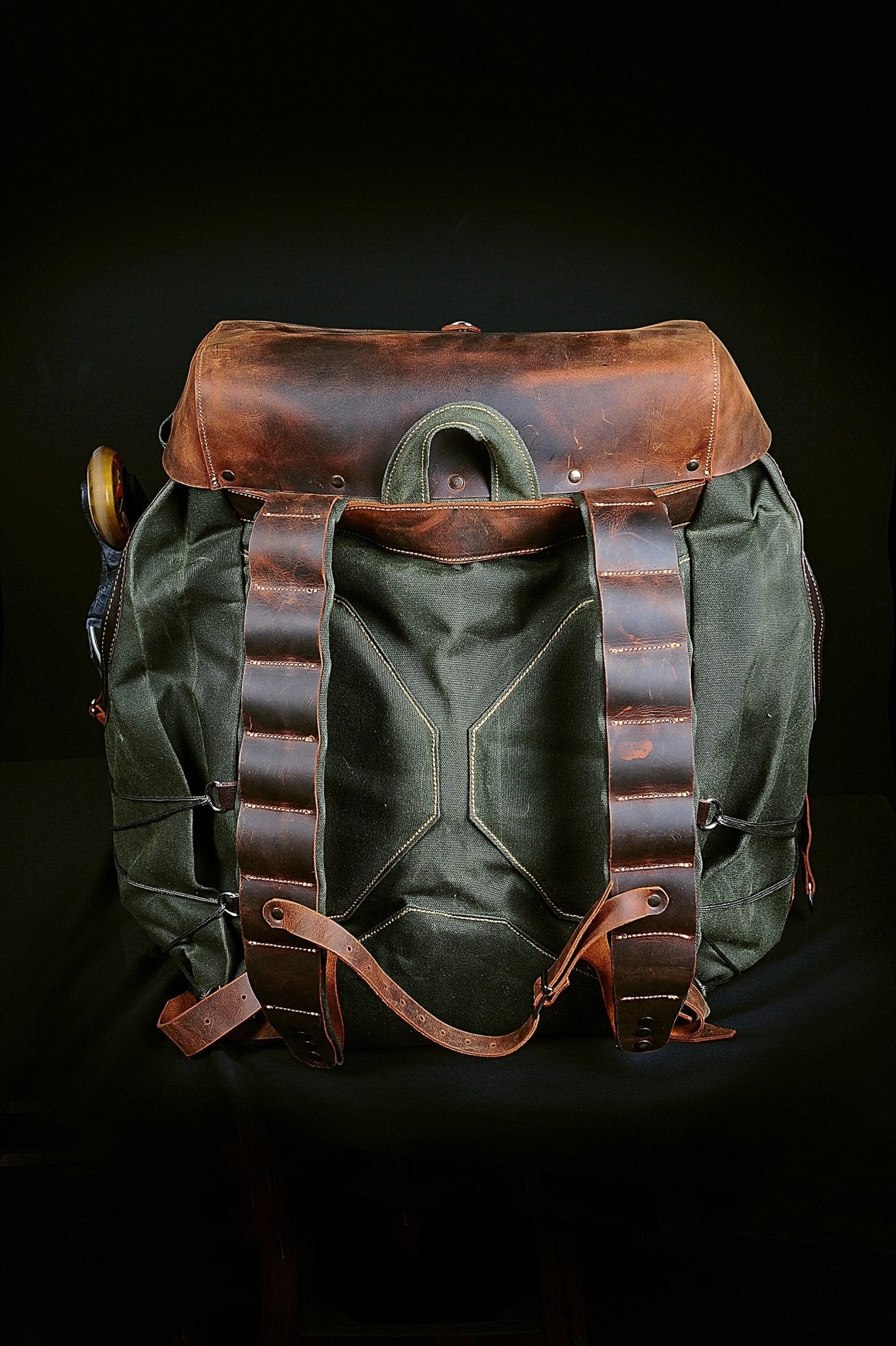 Handmade Roller Blade Backpack | Green, Brown, Black, Blue Colors | 20 Liter, 30 Liter, 40 Liter options  99percenthandmade   