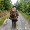 Hiking Backpack | Camping Backpack | Buschraft Backpack | Extra large | Leather | Canvas Backpack | Camping, Hunting, Bushcraft, Travel  99percenthandmade   